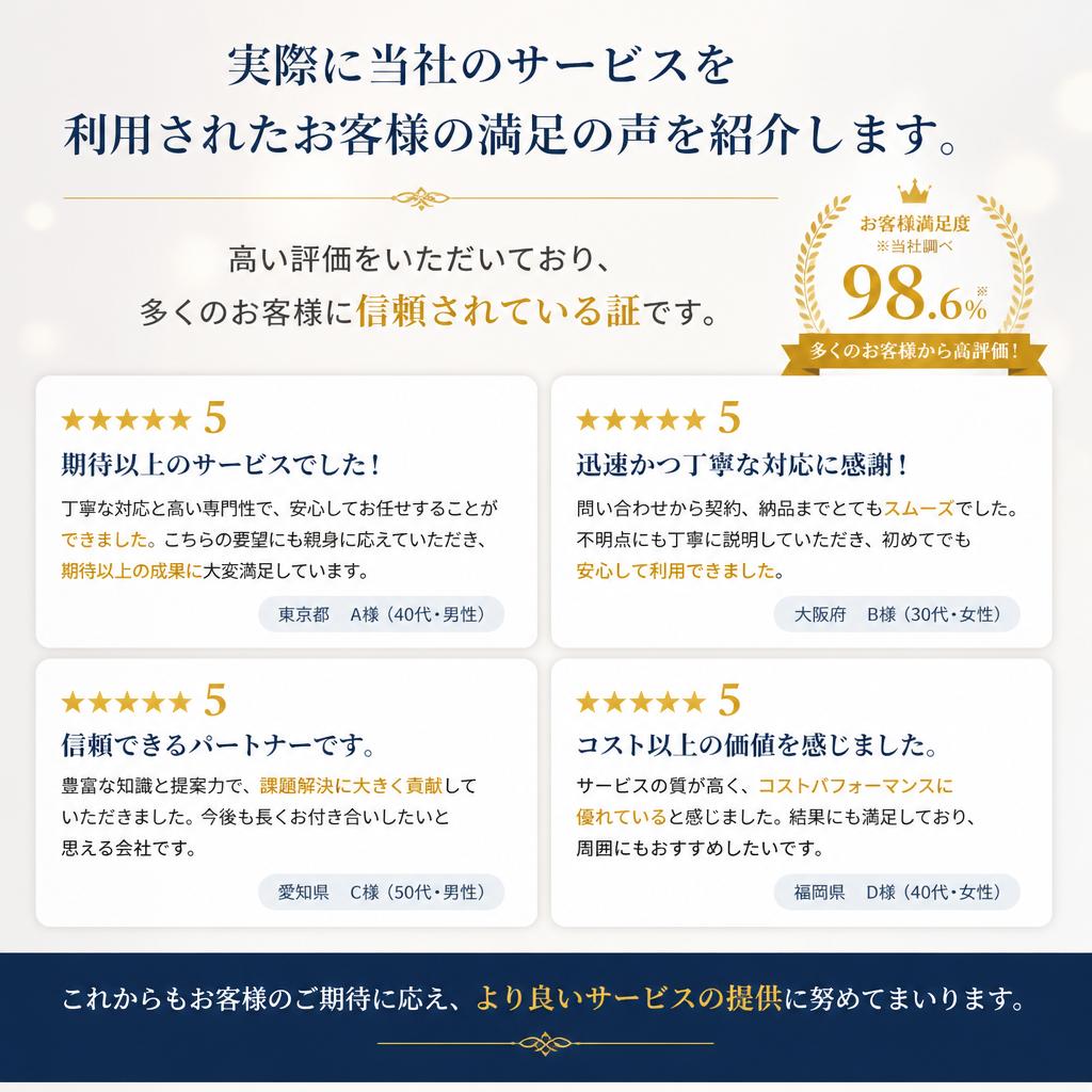 お客様の声