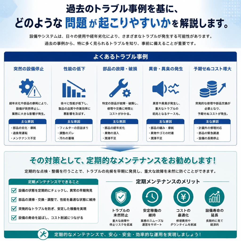 トラブル事例とその対策