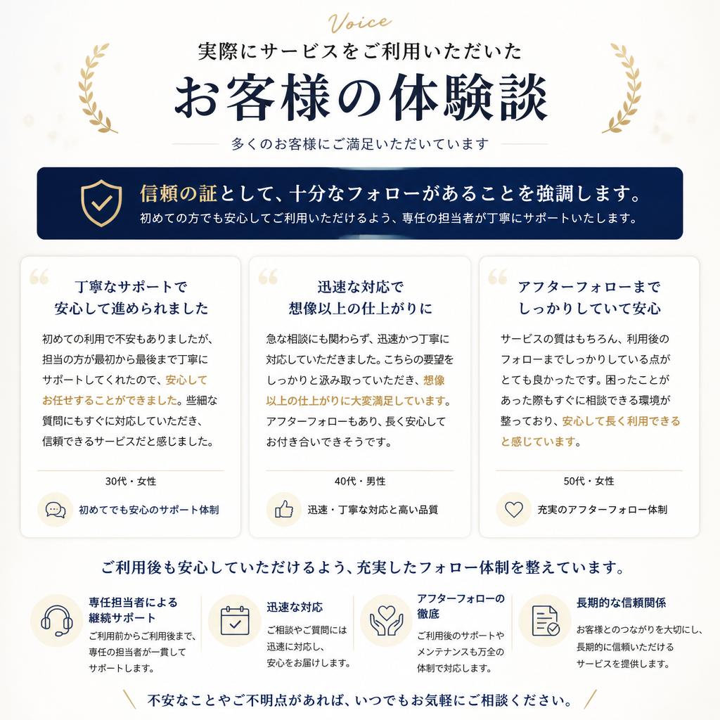 お客様の声