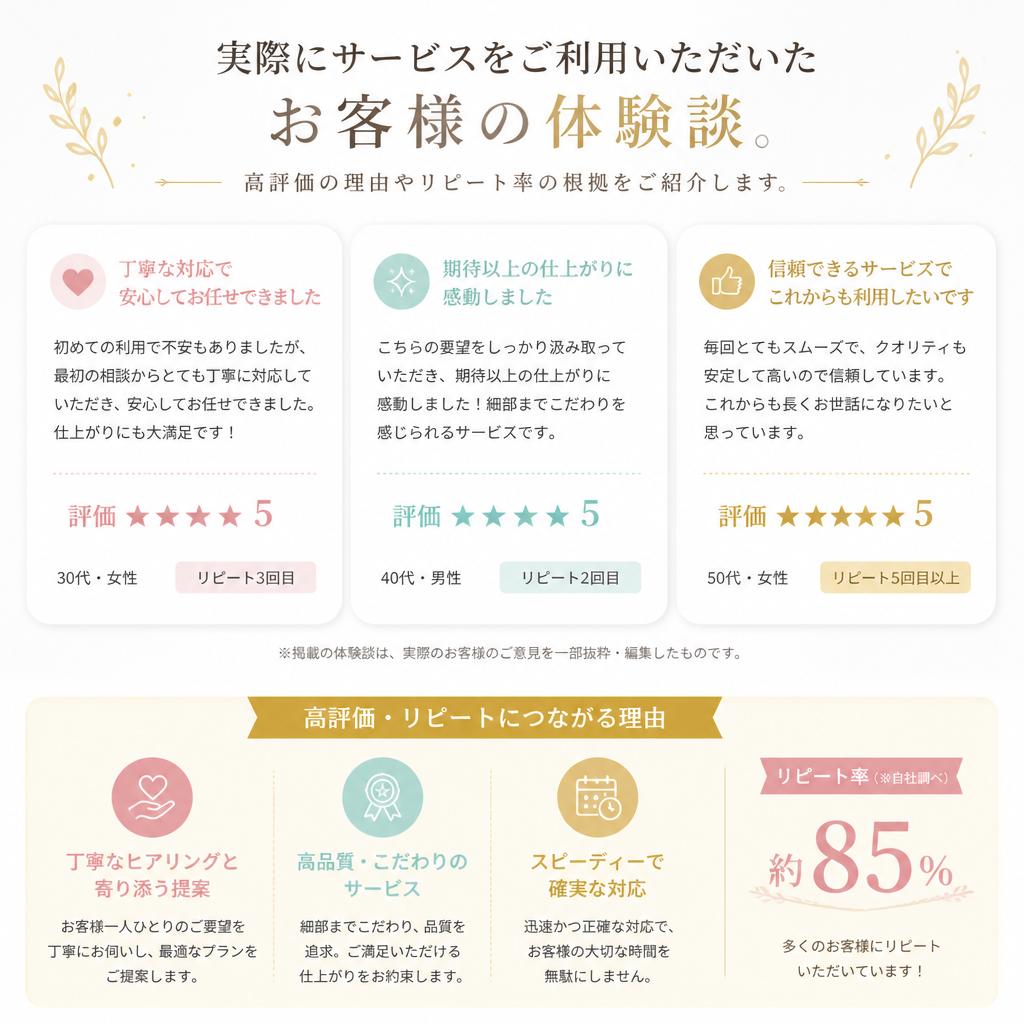お客様の声